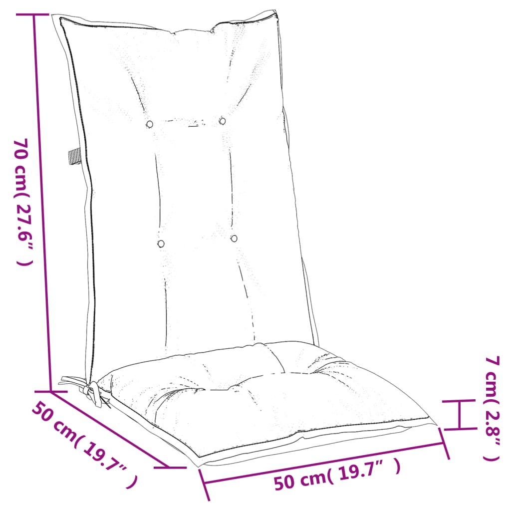 Jastuci za stolice 2 kom prošarano crvena 120x50x7cm tkanina