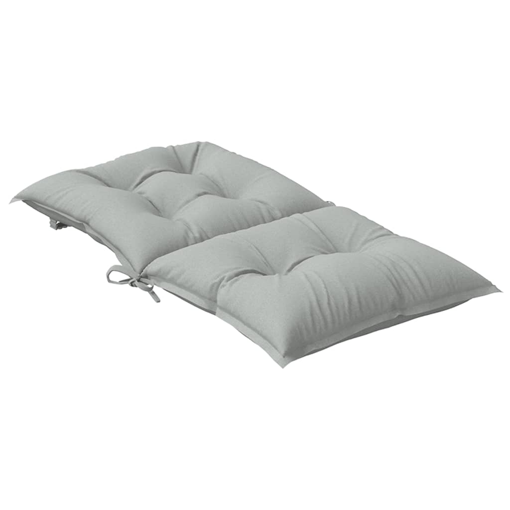 Jastuci za stolice 2 kom svjetlosivi 120x50x7cm tkanina