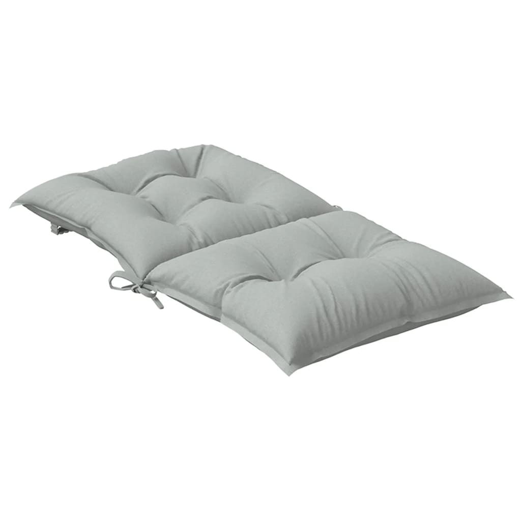 Jastuci za stolice 4 kom svjetlosivi 120x50x7cm tkanina