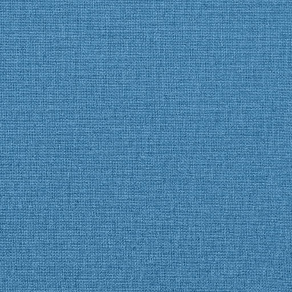 Jastuci za stolice 6 kom prošarano plavi 100x50x7 cm od tkanine