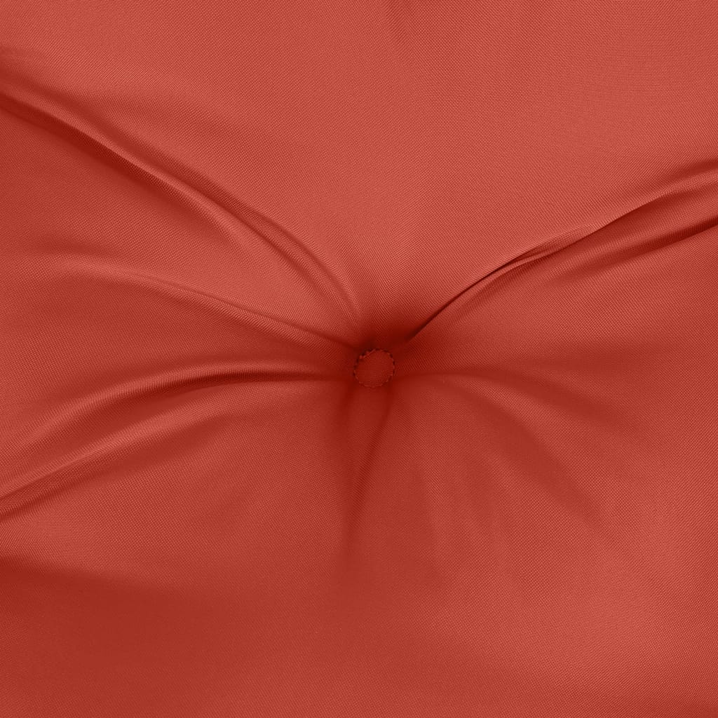 Jastuci za stolice 6 kom prošarano crvena 100x50x7 cm tkanina
