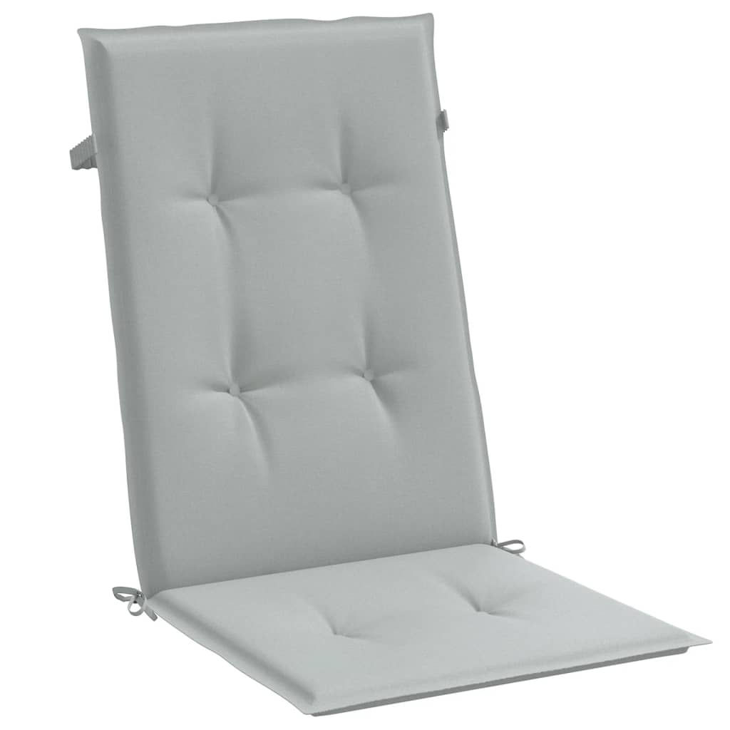 Jastuci za stolice 4 kom svjetlosivi 120 x 50 x 4 cm od tkanine