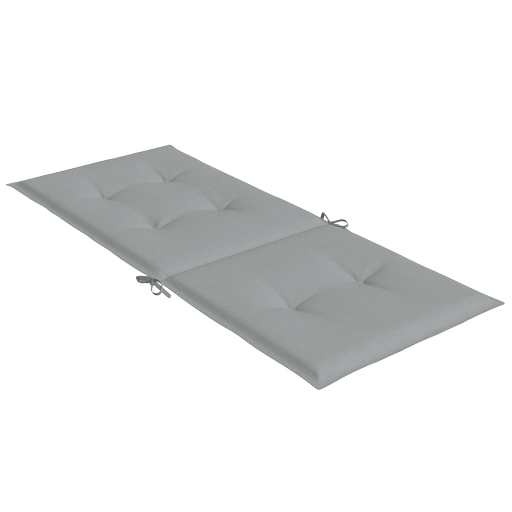 Jastuci za stolice 4 kom svjetlosivi 120 x 50 x 4 cm od tkanine