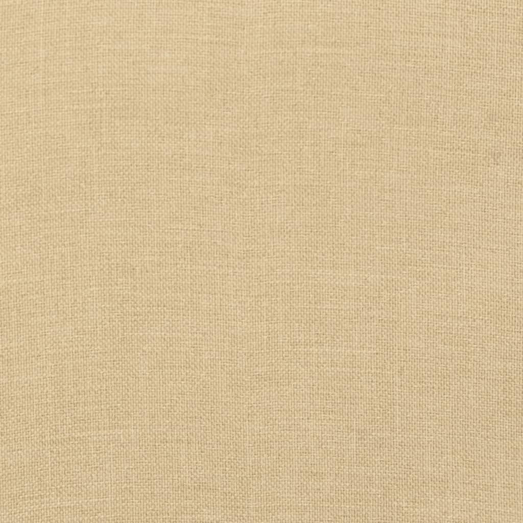 Jastuci za stolice 4 kom prošarano bež 120x50x4 cm od tkanine