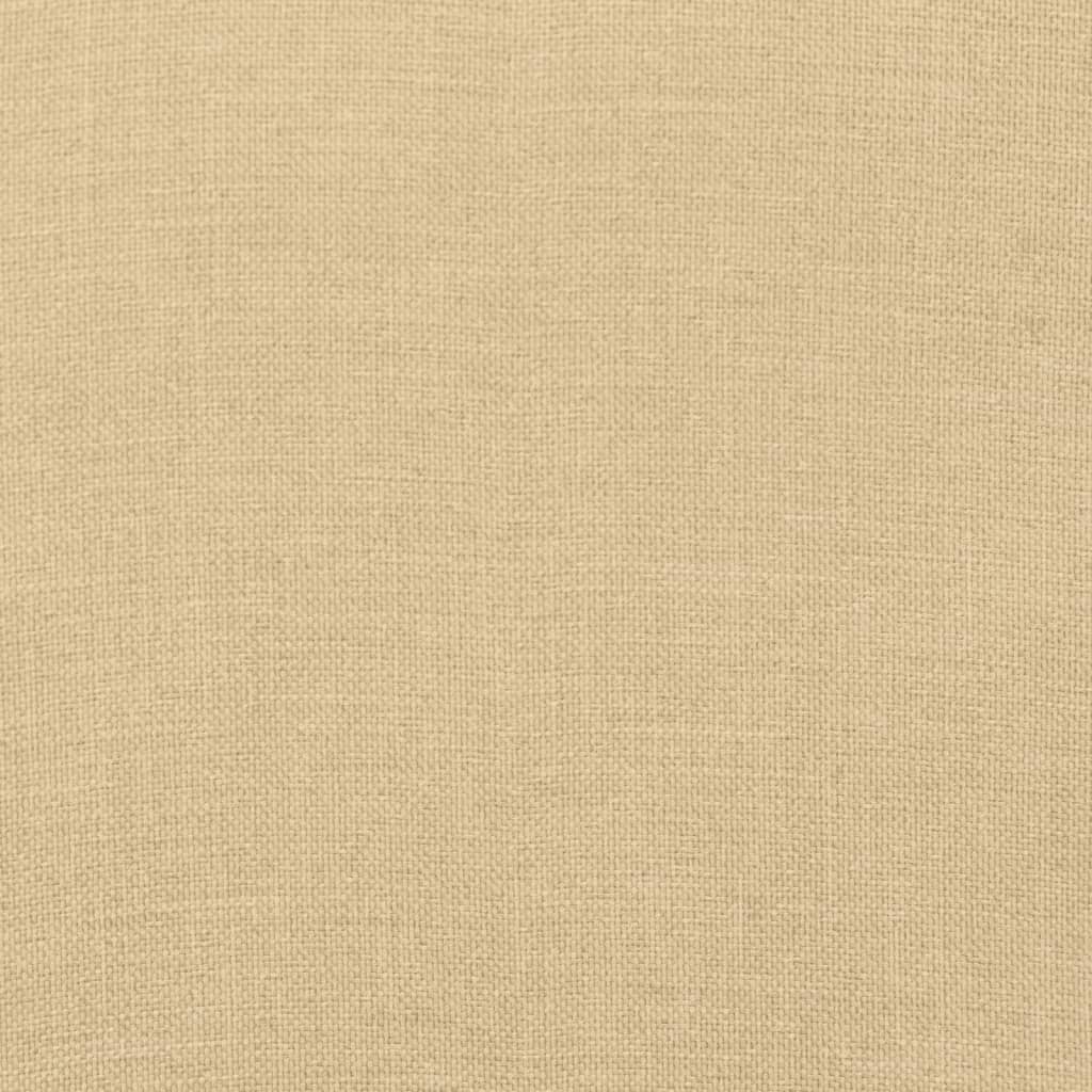 Jastuci za stolice 6 kom prošarano bež 120x50x4 cm od tkanine
