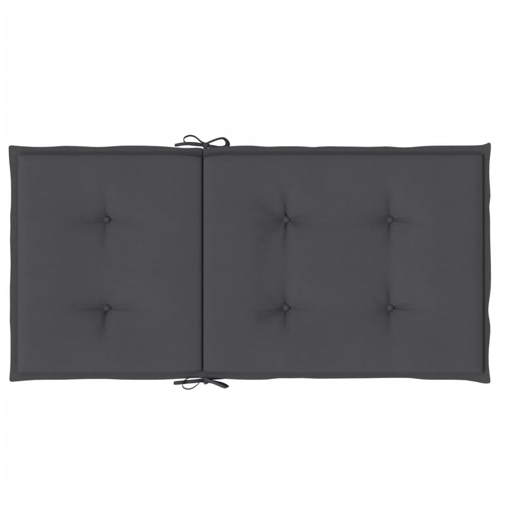 Jastuci za stolice 4 kom antracit 100 x 50 x 7 cm od tkanine