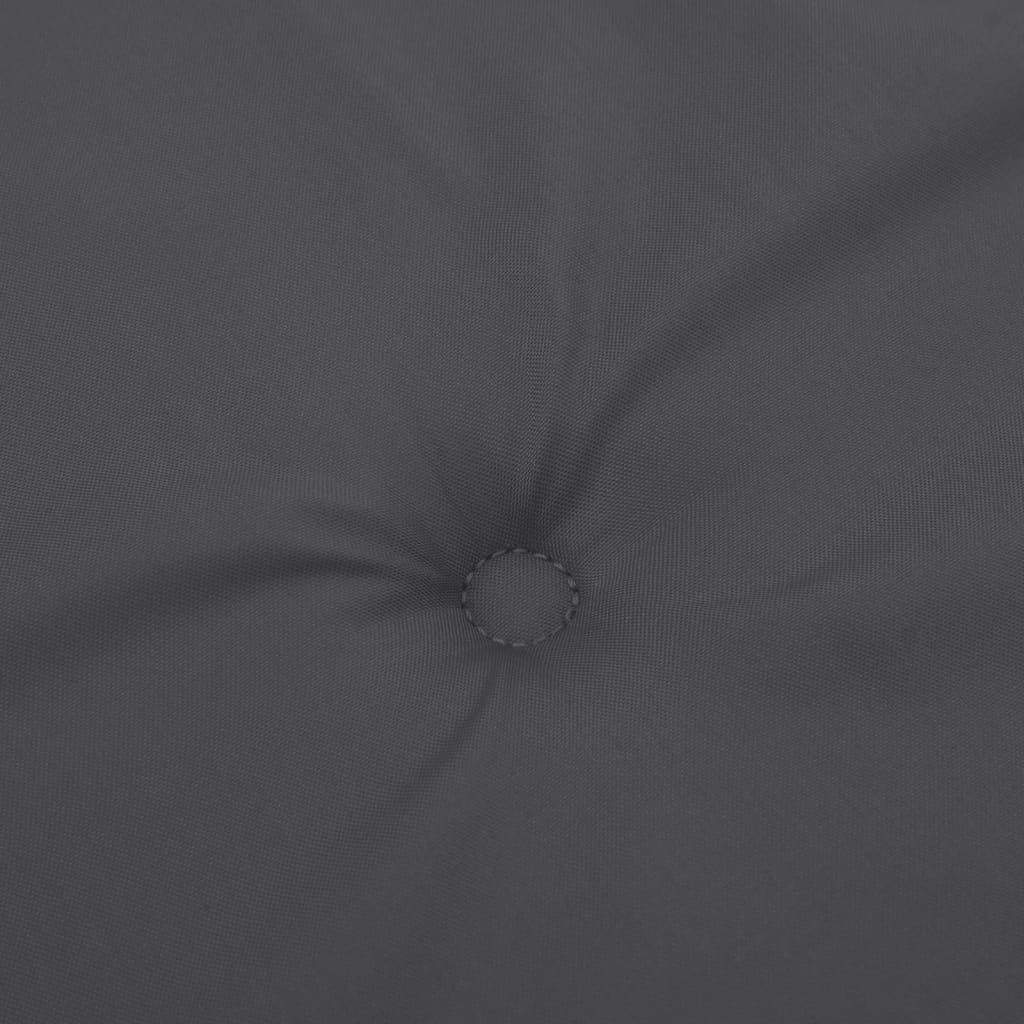 Jastuci za stolice 6 kom prošarano antracit 100x50x7 cm tkanine