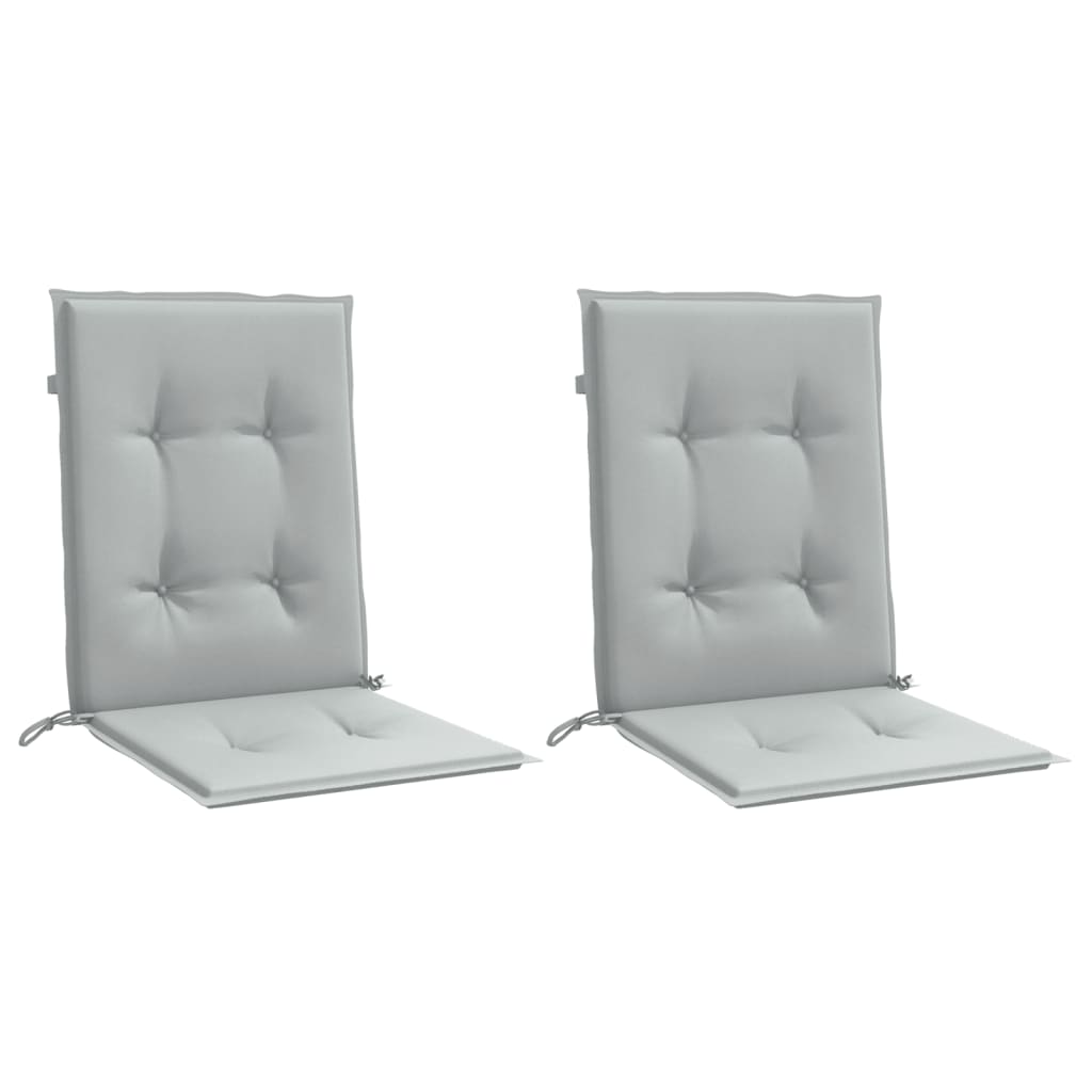 Jastuci za stolice 2 kom svjetlosivi 100x50x4 cm tkanina