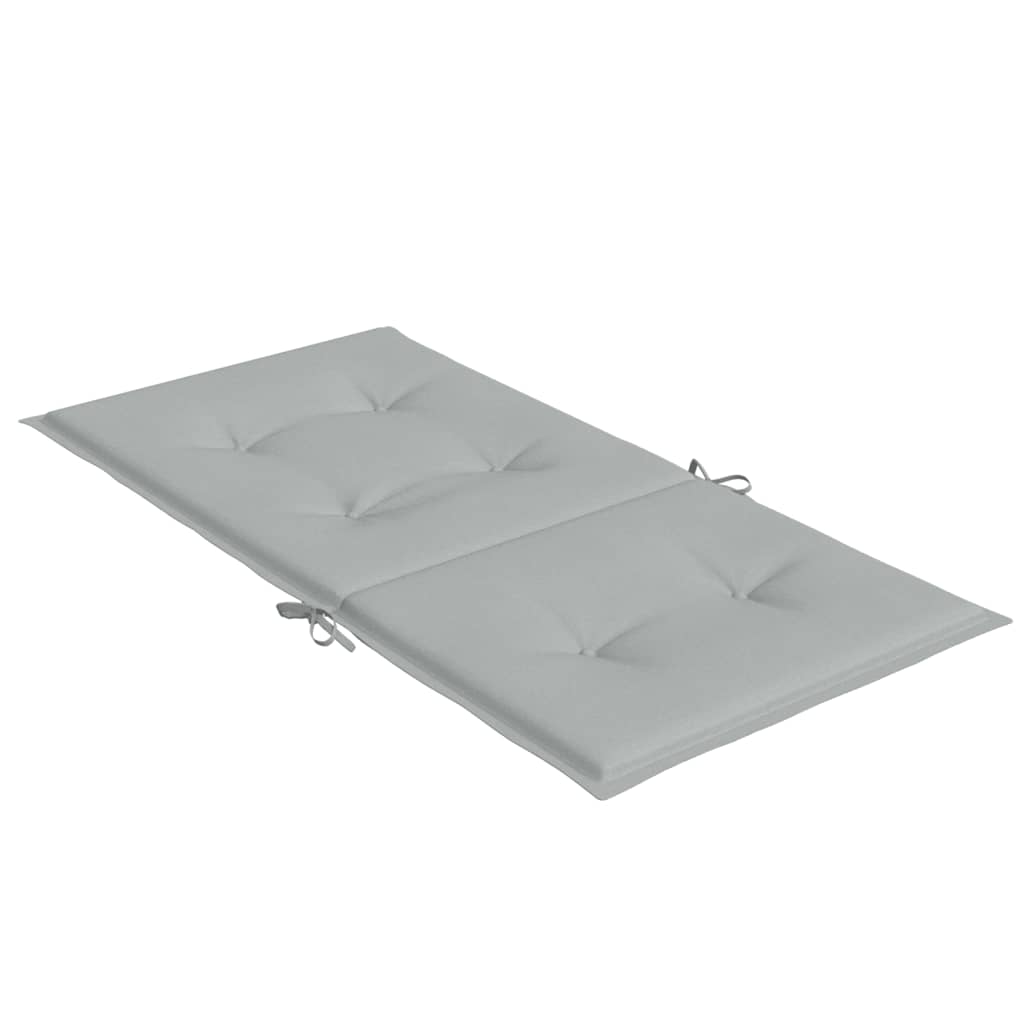 Jastuci za stolice 2 kom svjetlosivi 100x50x4 cm tkanina