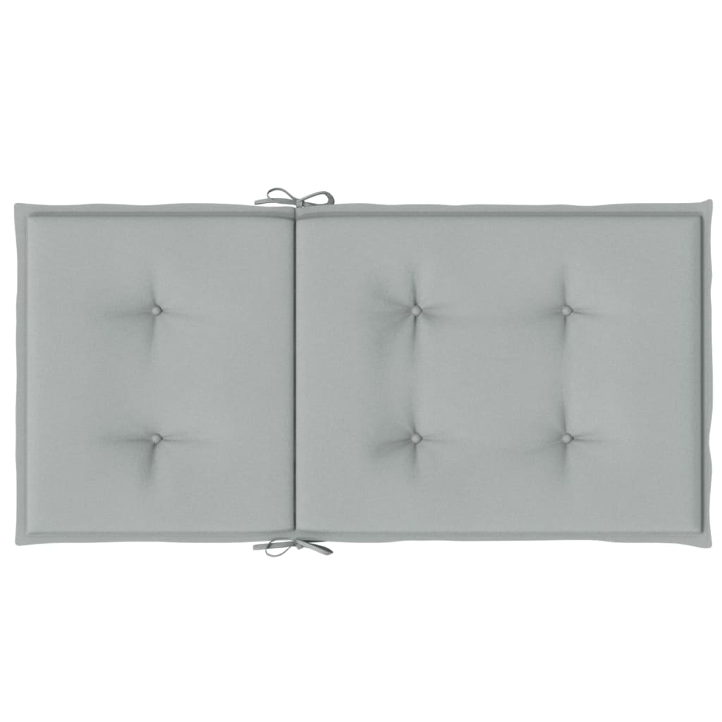 Jastuci za stolice 6 kom svjetlosivi 100x50x4 cm tkanina