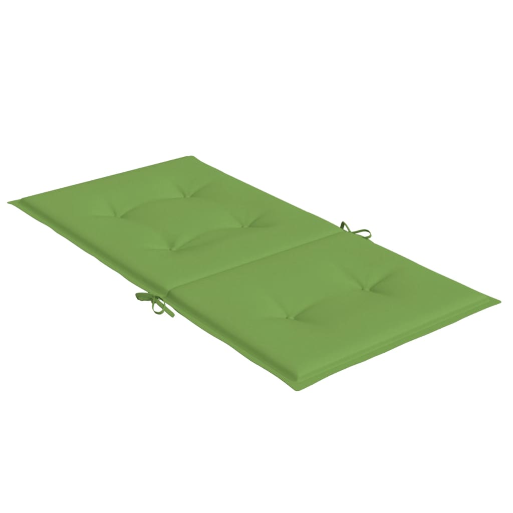Jastuci za stolice 4 kom prošarano zeleni 100x50x4 cm tkanina