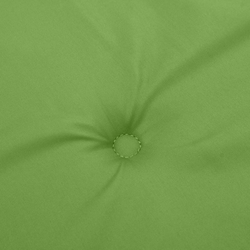 Jastuci za stolice 4 kom prošarano zeleni 100x50x4 cm tkanina