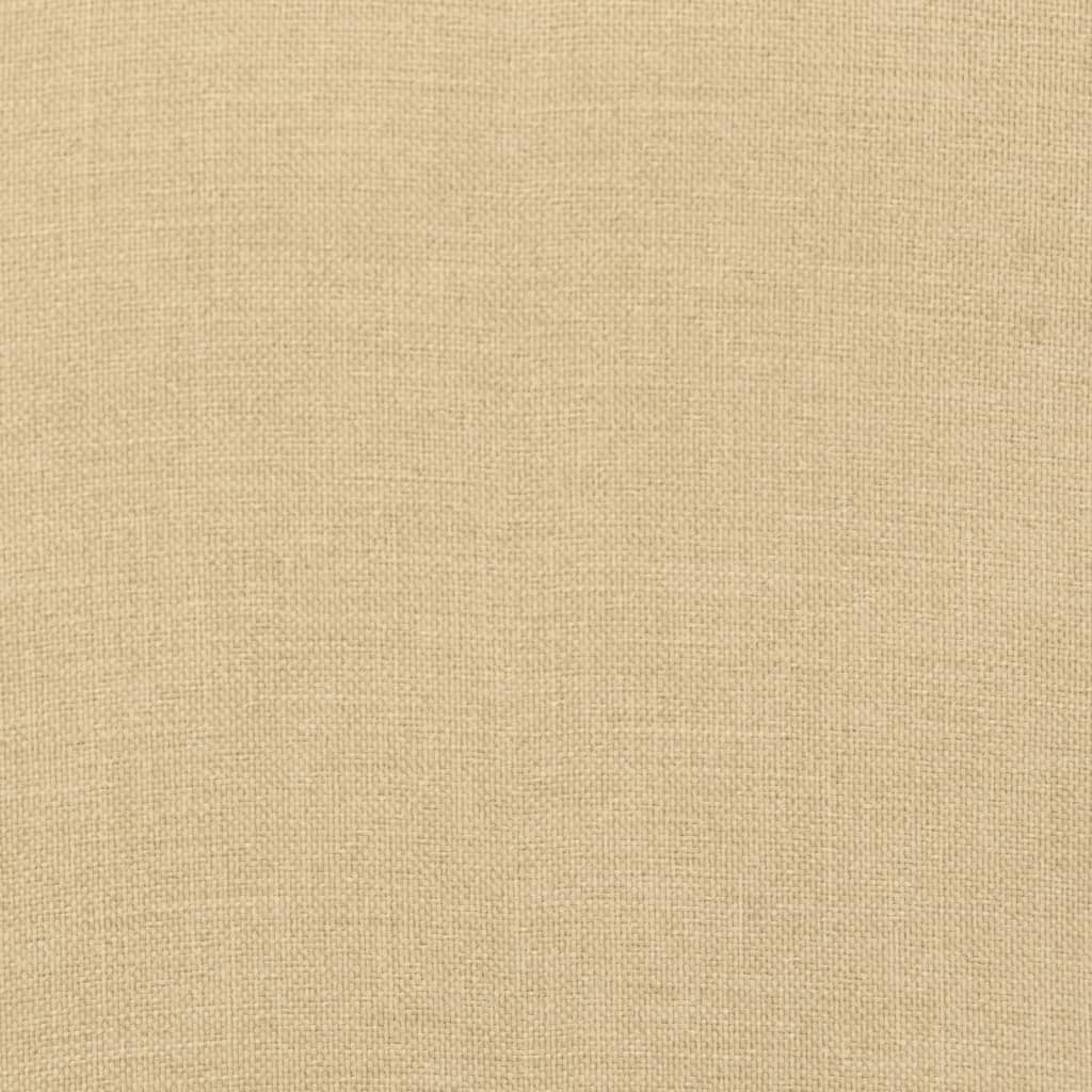 Jastuk za ležaljku prošarani bež 200 x 60 x 4 cm od tkanine
