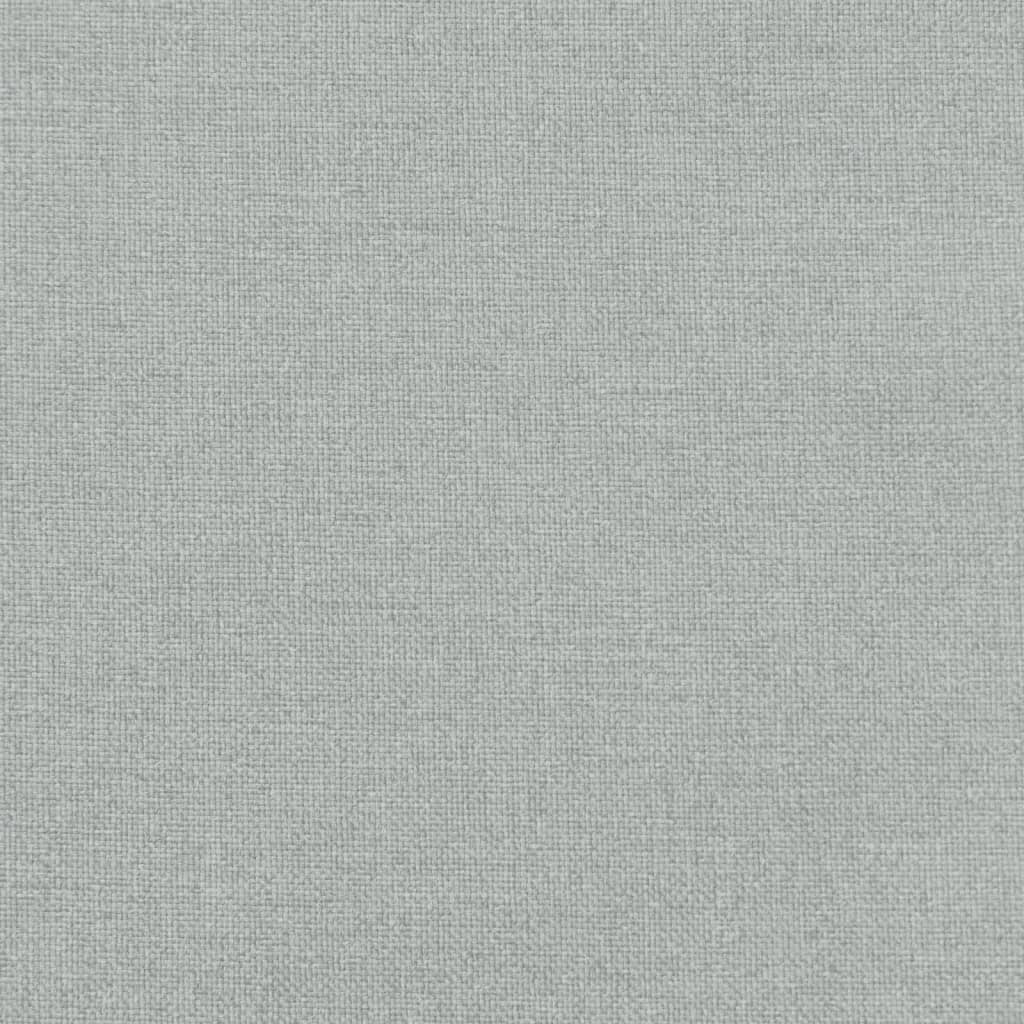 Jastuk za vrtnu klupu prošarano svjetlosivi 100x50x7 cm tkanine
