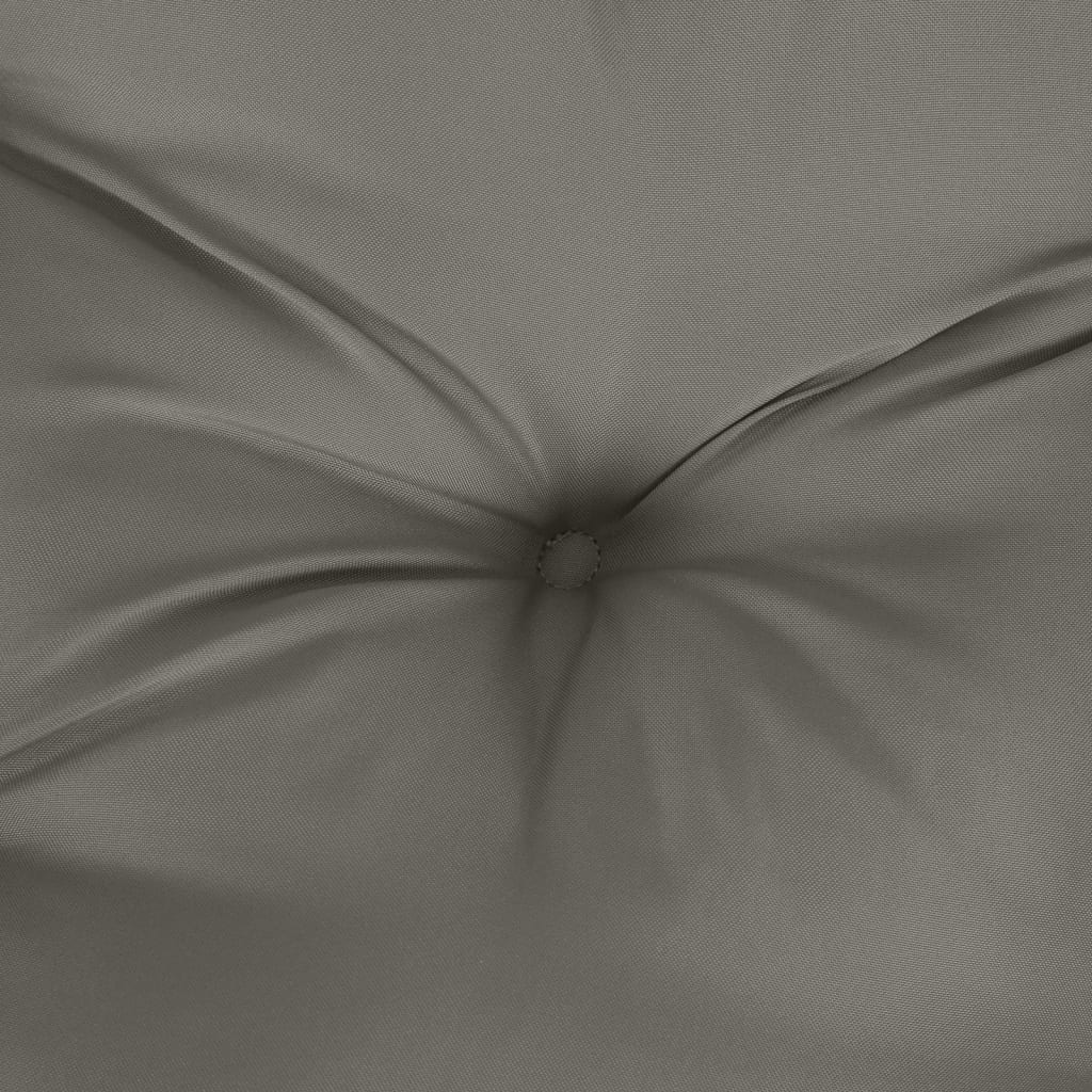 Jastuk za vrtnu klupu prošarano tamnosivi 100x50x7 cm tkanine