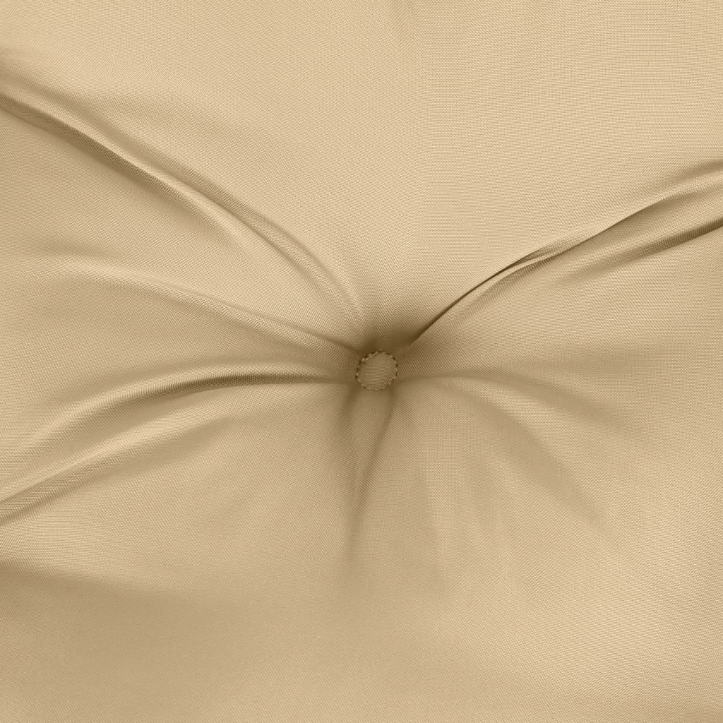 Jastuk za vrtnu klupu prošarano bež 120 x 50 x 7 cm od tkanine
