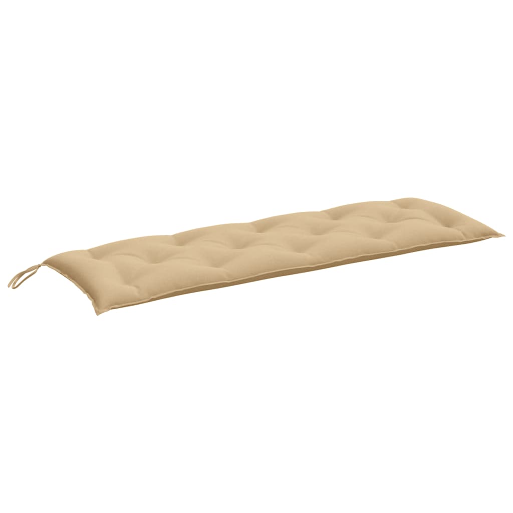 Jastuk za vrtnu klupu prošarano bež 150 x 50 x 7 cm od tkanine