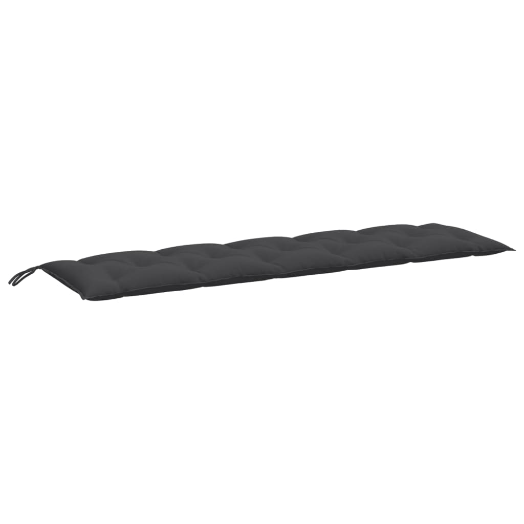 Jastuk za vrtnu klupu prošarano antracit 180x50x7 cm tkanina