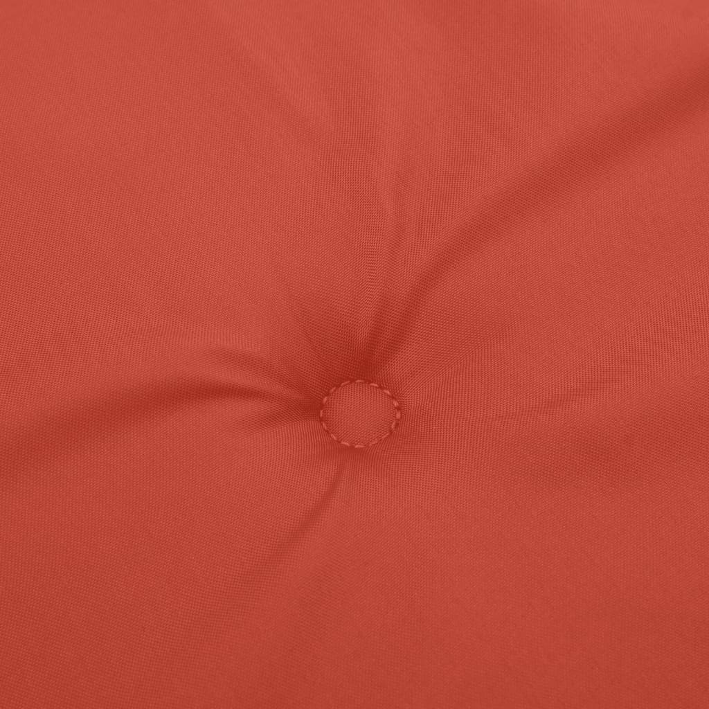 Jastuci za vrtnu klupu prošarano crvena 180x50x7 cm tkanina