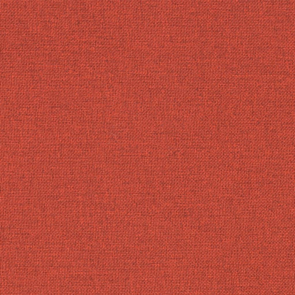 Jastuk za vrtnu klupu prošarano crvena 200x50x7 cm tkanina