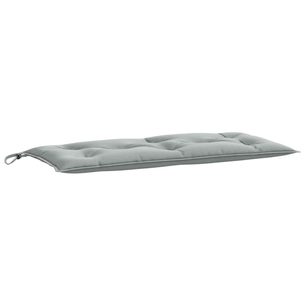 Jastuci za vrtnu klupu 2 kom svjetlosivi 100x50x7 cm tkanine