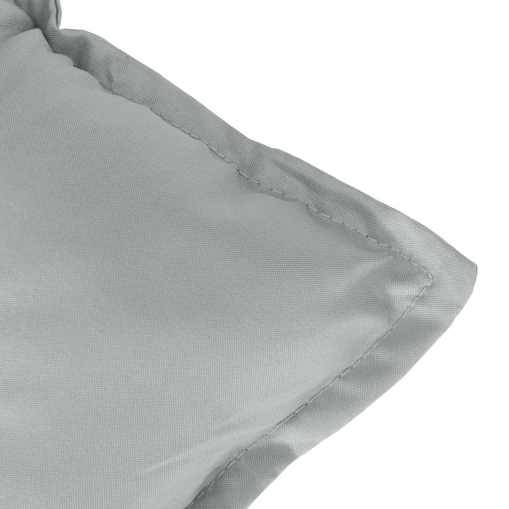 Jastuci za vrtnu klupu 2 kom svjetlosivi 100x50x7 cm tkanine