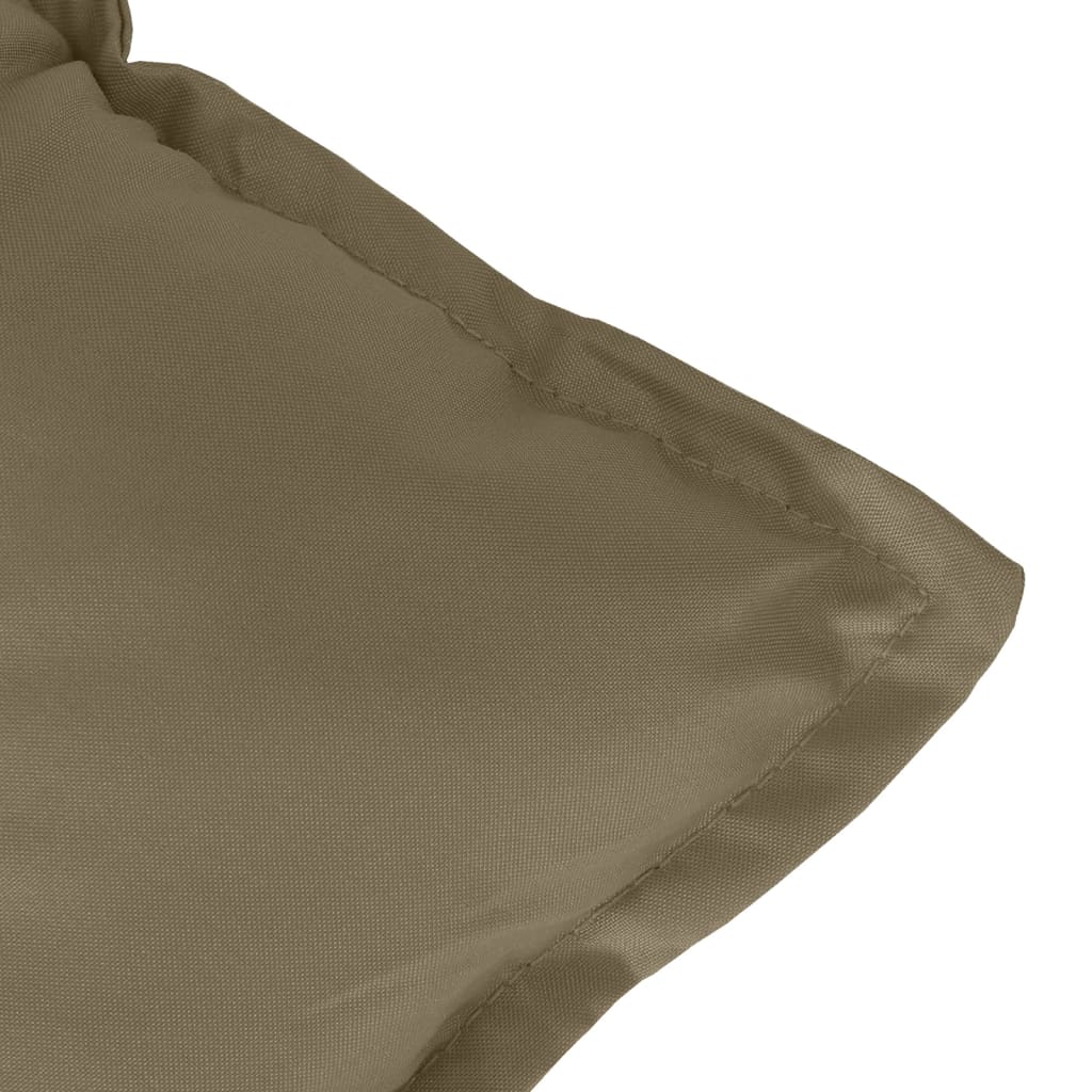 Jastuci za vrtnu klupu 2 kom smeđesivi 100x50x7 cm tkanina