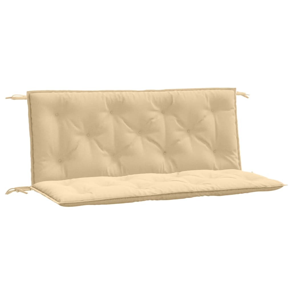 Jastuci za vrtnu klupu 2 kom svjetlosivi 120x50x7 cm tkanina
