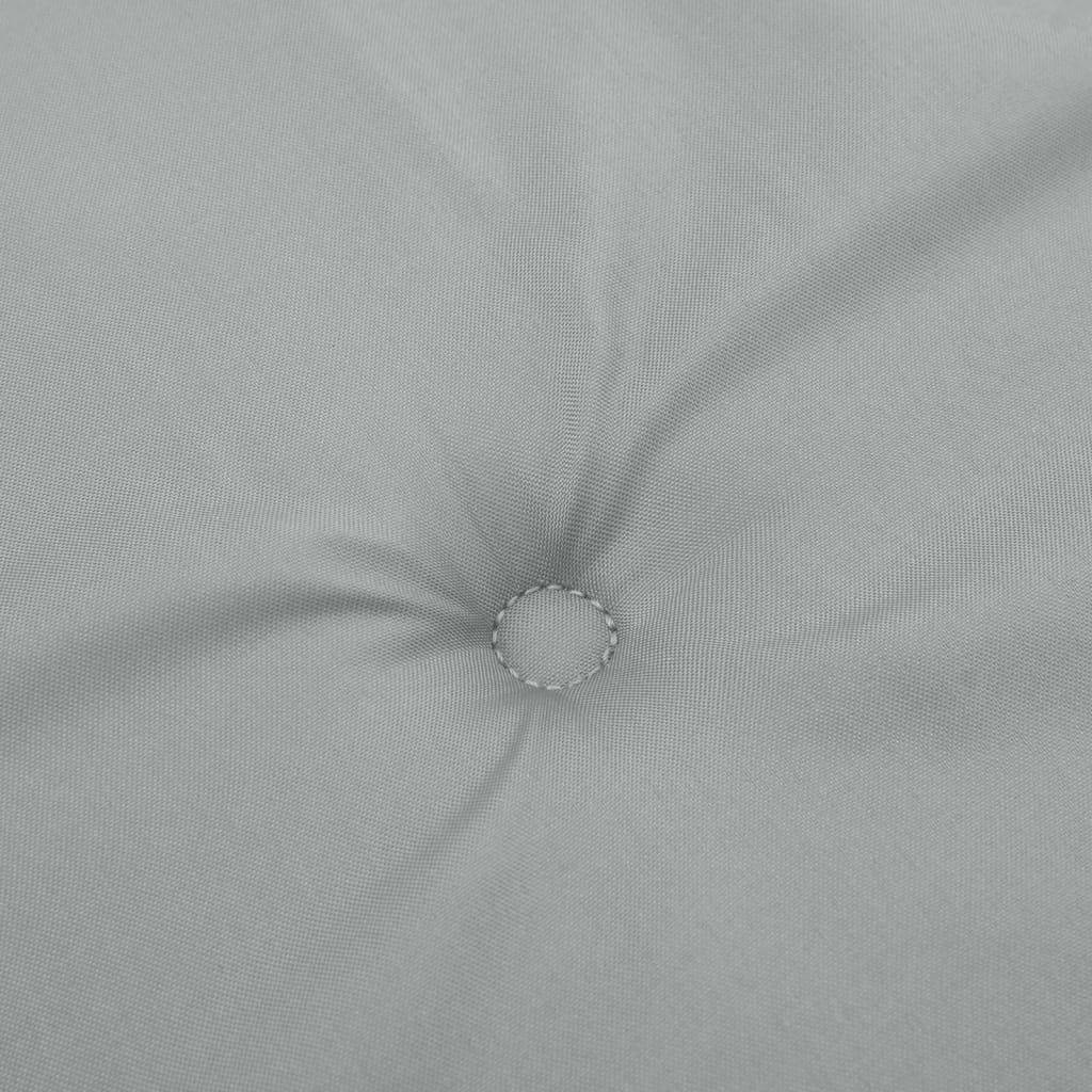 Jastuci za vrtnu klupu 2 kom svjetlosivi 150x50x7 cm tkanine