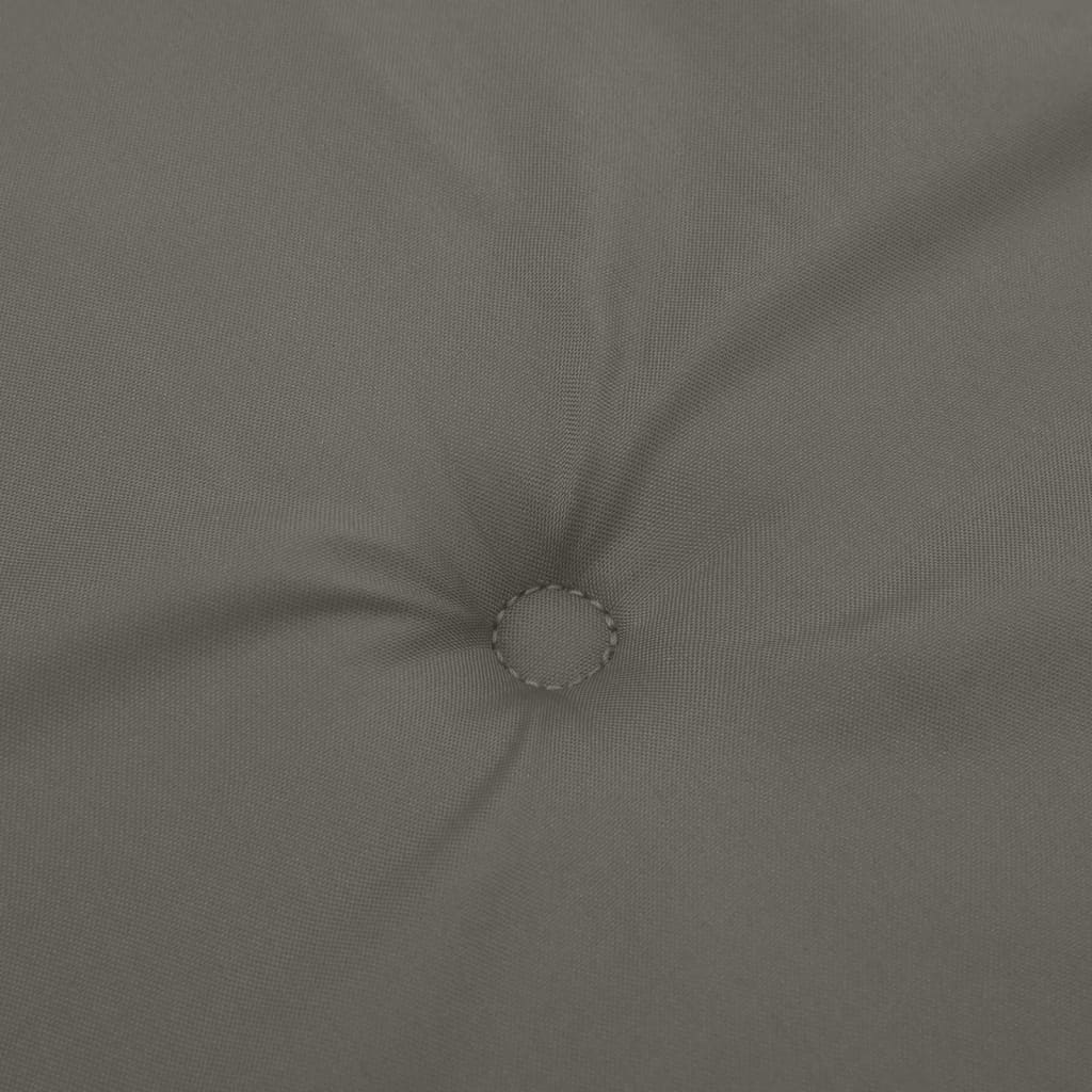Jastuci za vrtnu klupu 2 kom tamnosivi 180x50x7 cm tkanine