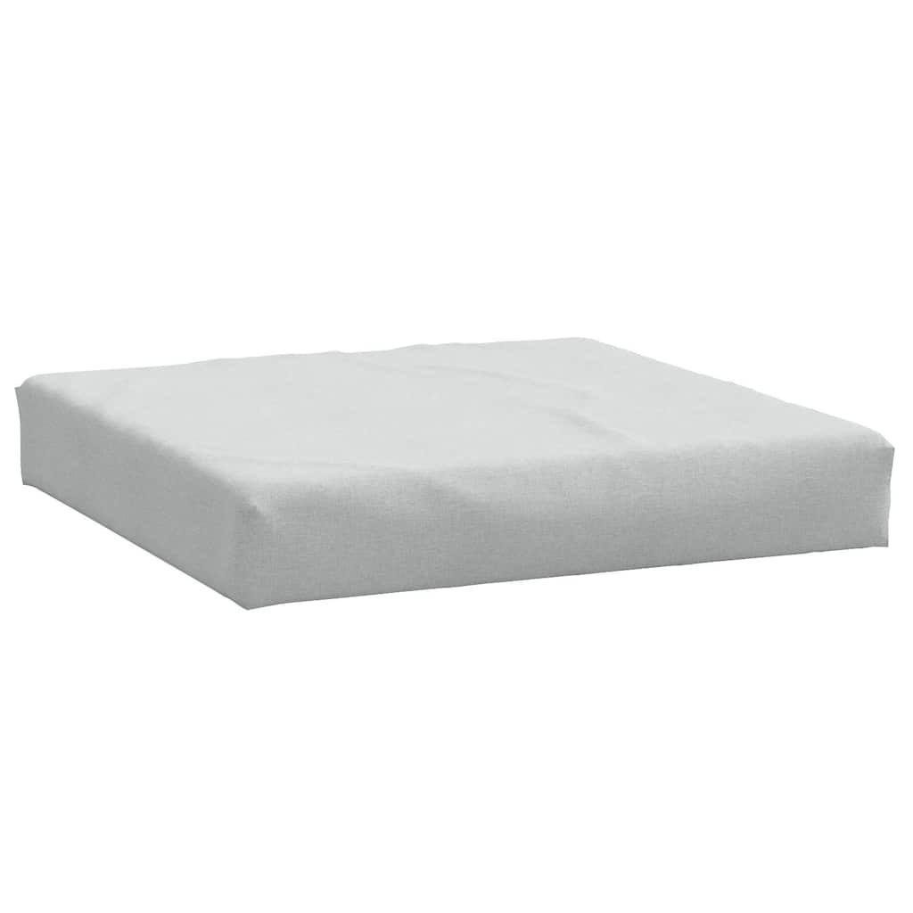 Jastuci za palete 3 kom prošarano svjetlosiva od tkanine