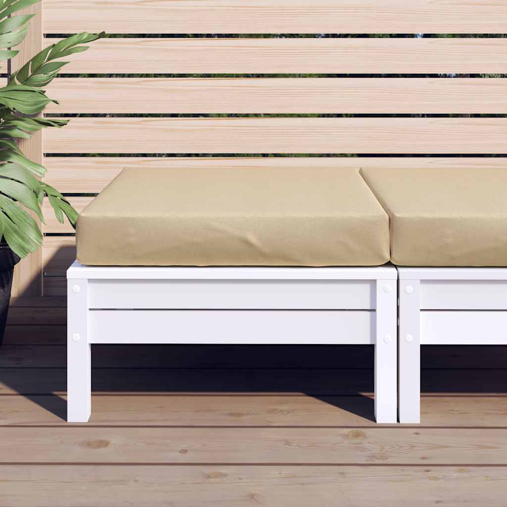 Jastuk za palete prošarani bež 60x60x9,5 cm od tkanine
