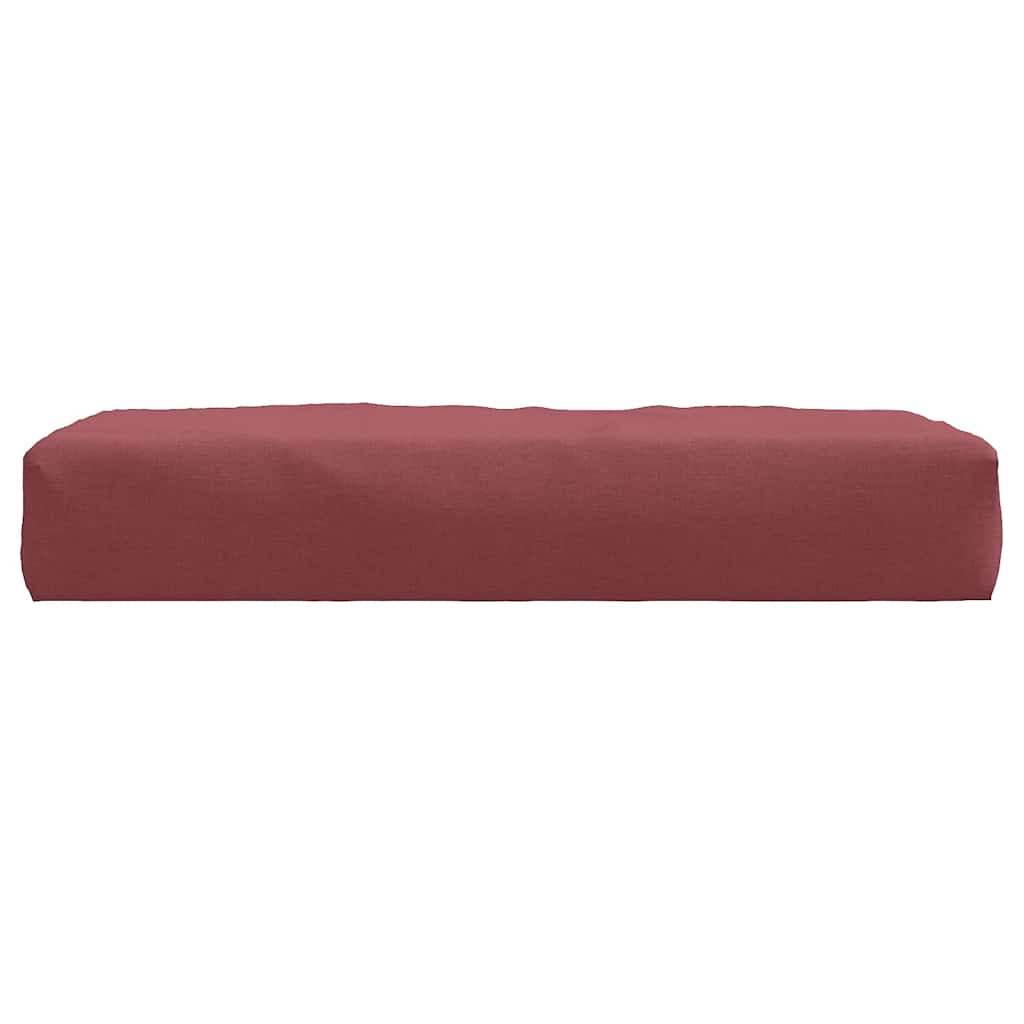 Jastuk za palete prošarani vino crvena 60x60x9,5 cm od tkanine