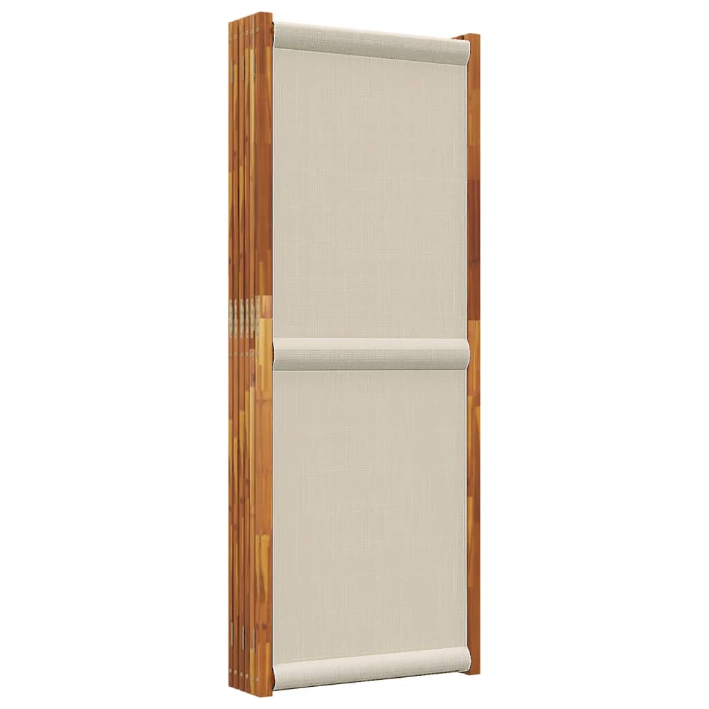 Sobna pregrada s 6 panela svjetlosiva 420x180 cm