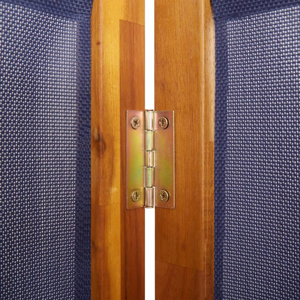 Sobna pregrada s 4 panela tamnoplava 280x180 cm