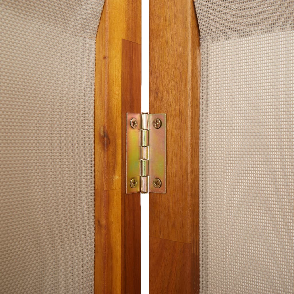 Sobna pregrada s 3 panela smeđesiva 210x180 cm