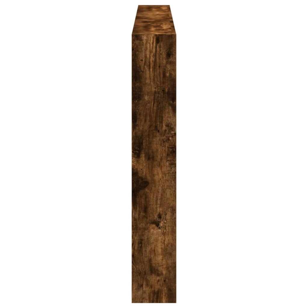 Ormarić za uzglavlje LED boja dimljenog hrasta 180x17x102 cm