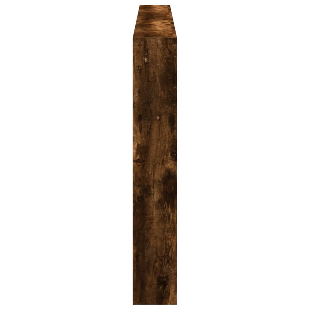 Ormarić za uzglavlje LED boja dimljenog hrasta 200x17x102 cm