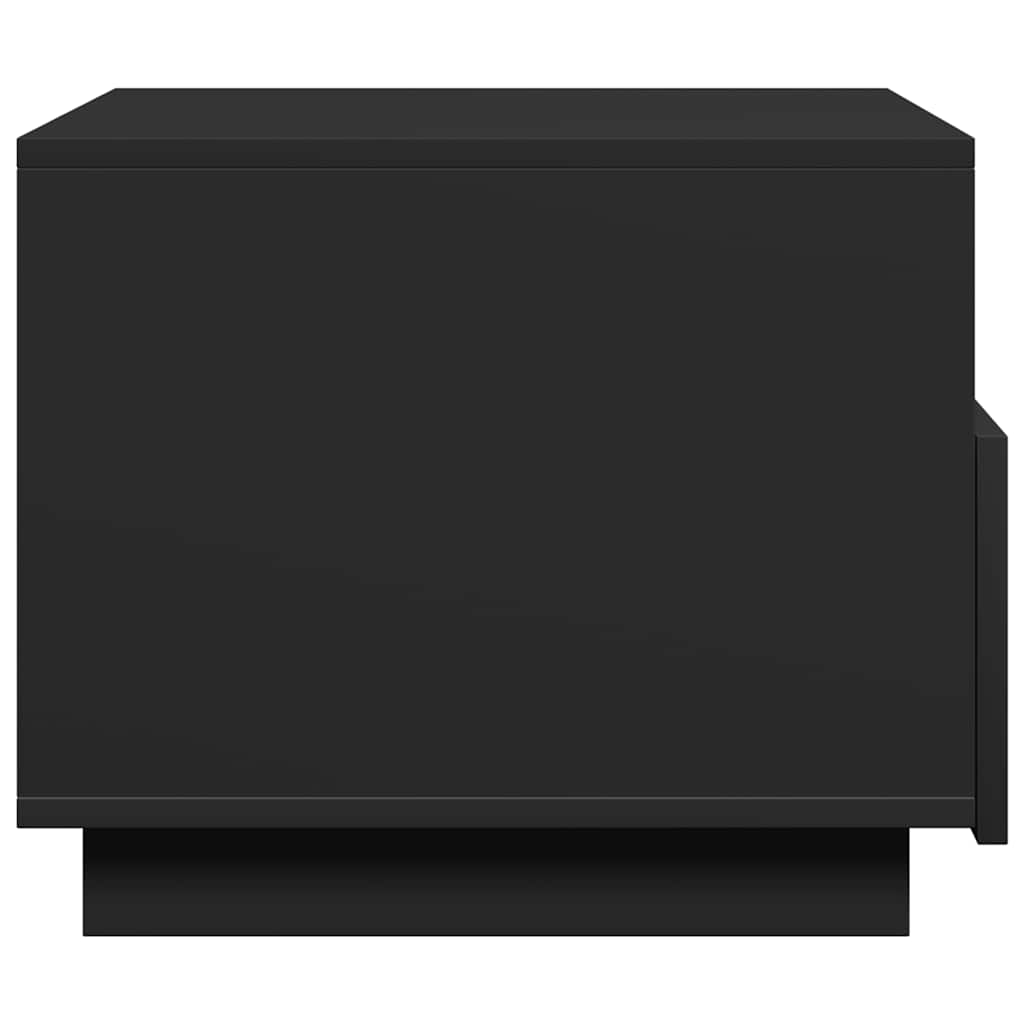 Stolić za kavu s LED svjetlima crni 50 x 49 x 40 cm