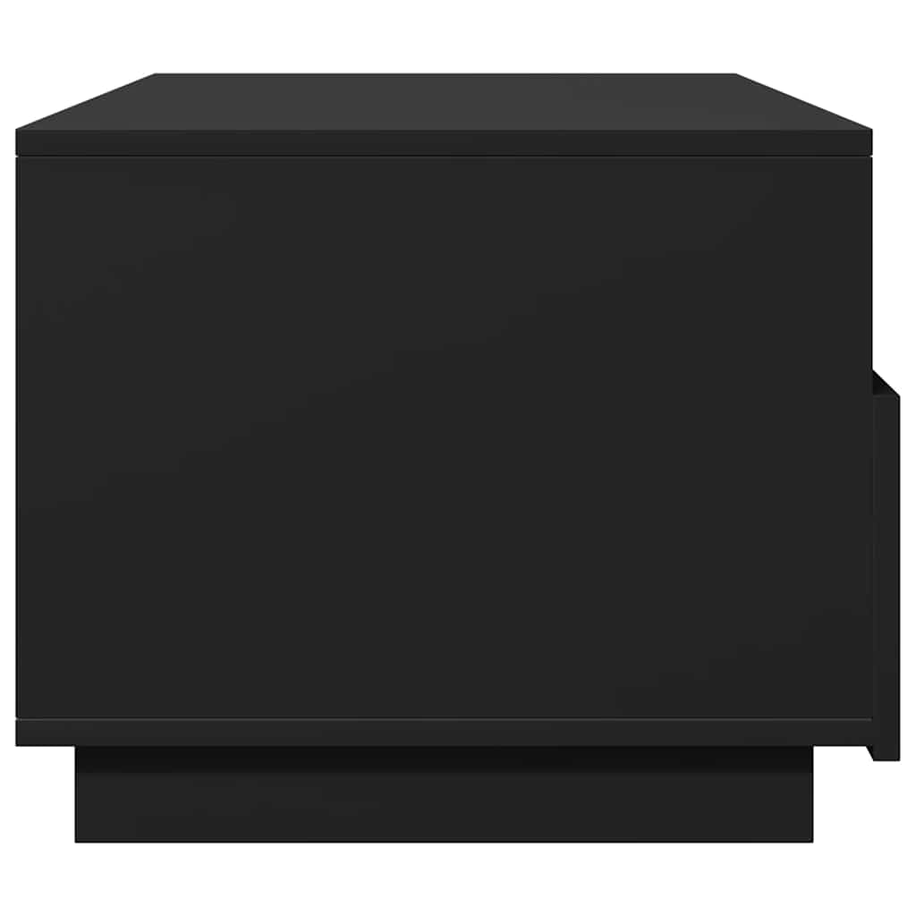 Stolić za kavu s LED svjetlima crni 90x49x40 cm