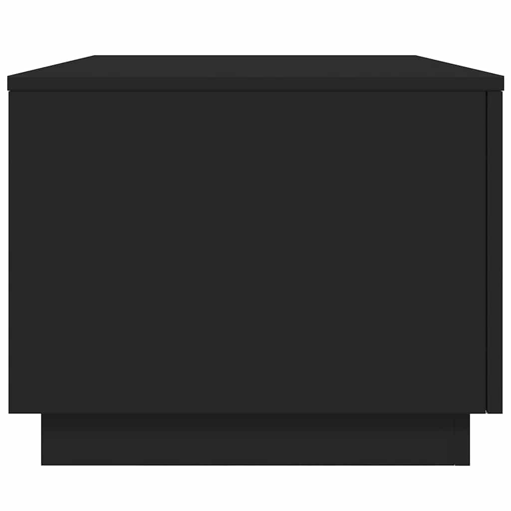 Stolić za kavu s LED svjetlima crni 90 x 50 x 40 cm