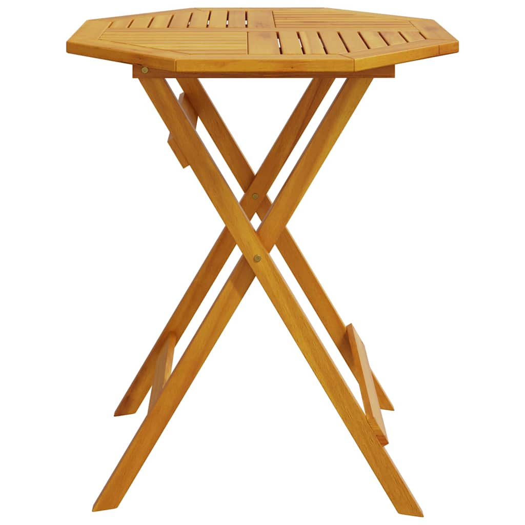 Sklopivi vrtni stol Ø70x75 cm od masivnog bagremovog drva