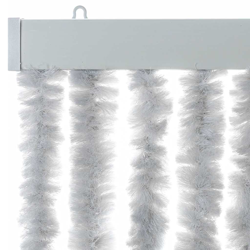 Zastor protiv muha sivi 56x185 cm od šenila