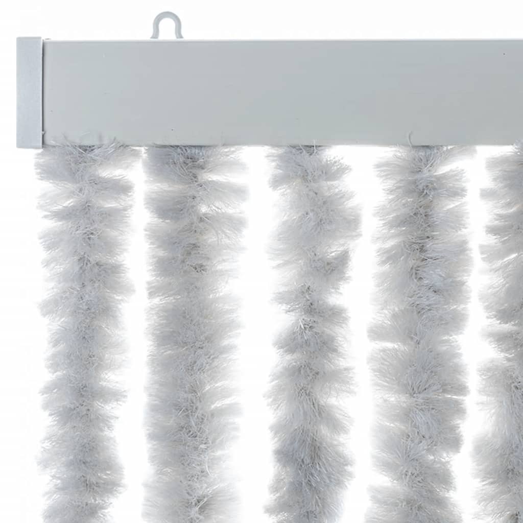 Zastor protiv muha sivi 90 x 200 cm od šenila