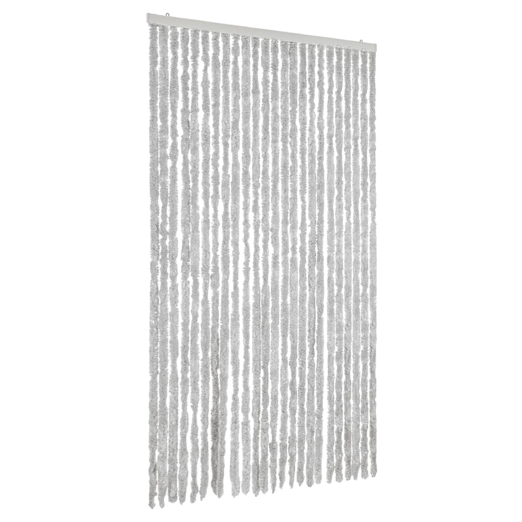Zastor protiv muha sivi 100 x 200 cm od šenila