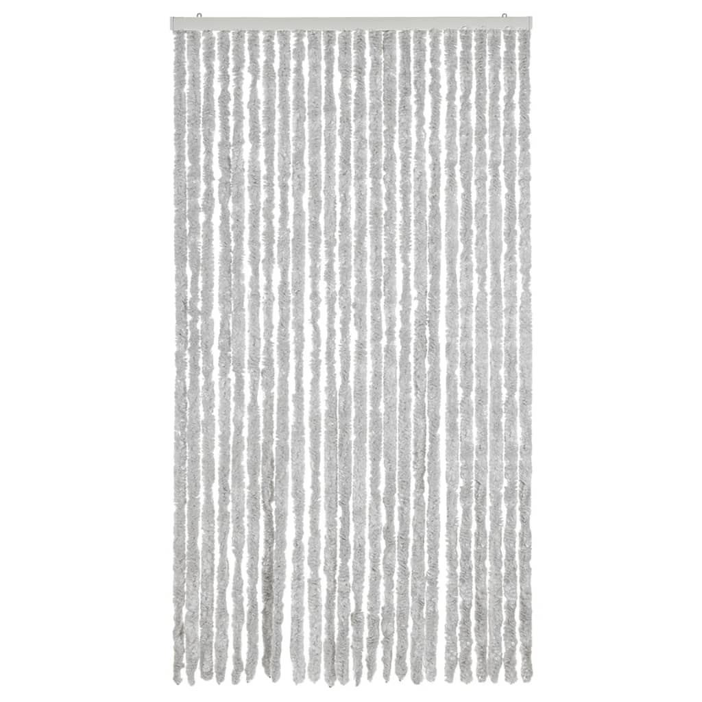 Zastor protiv muha sivi 100 x 200 cm od šenila