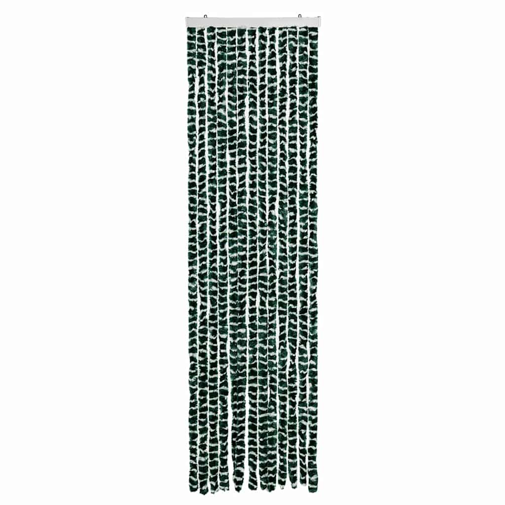 Zastor protiv muha zelena i bijela 56 x 200 cm od šenila