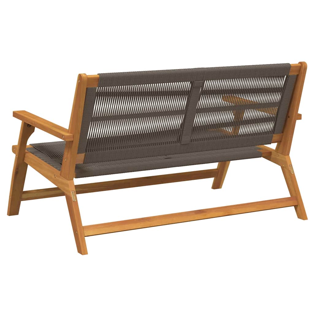 Vrtni namještaj Siva 122 x 76 x 73 cm Čvrsto drvo akacije