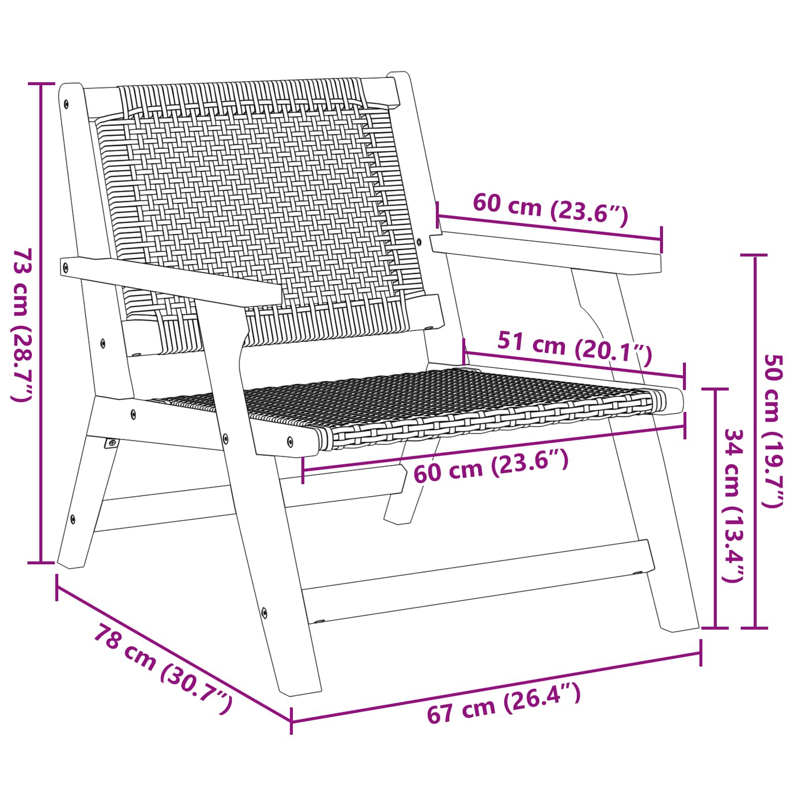 Vrtni namještaj 2 pcs Siva 67 x 78 x 73 cm Čvrsto drvo akacije