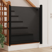 Uvlačiva vrata za kućne ljubimce crna 102,5 x 125 cm